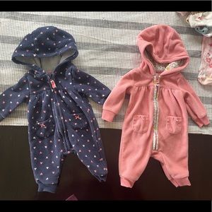 Newborn Girls Coverall Jumpsuits